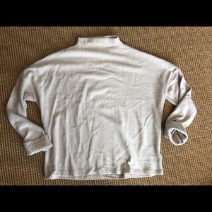 Cream super soft funnel neck sweater
